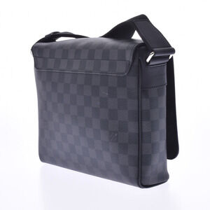 Louis Vuitton Damier District Graphite NM Bag Shoulder Canvas Black